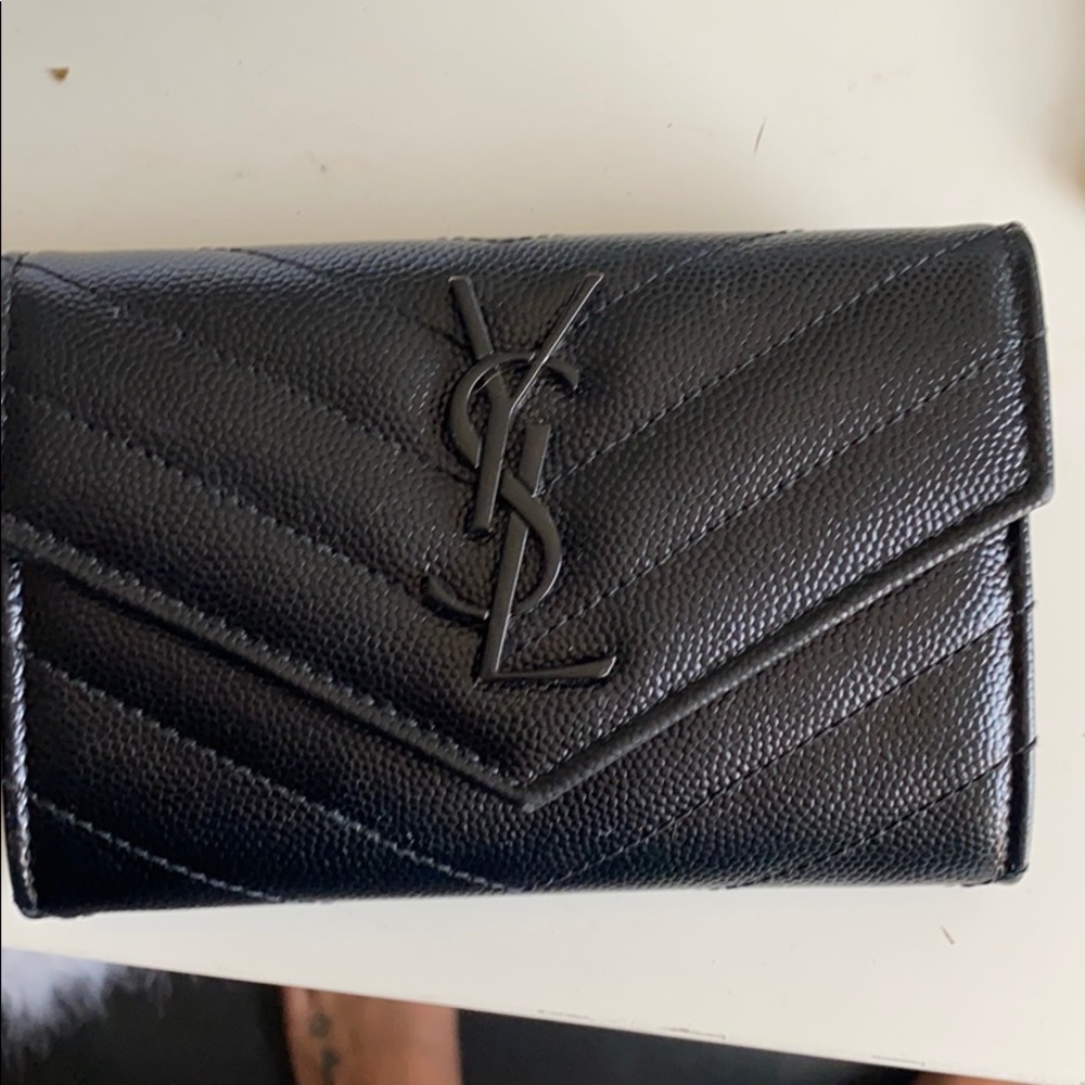 Monogram Quilted Leather French Wallet